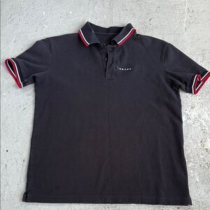 Prada black polo